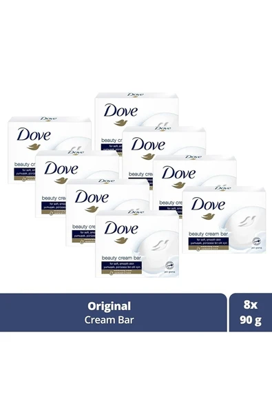 Dove Beauty Cream Bar Original Nemledirici Etkili 90 gr X8 ürün görseli