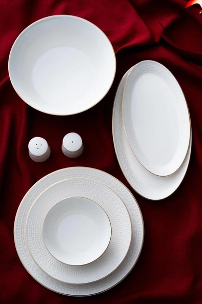 Acar Rienna Gold 29 Parça Yemek Takımı POR-07121 - 6