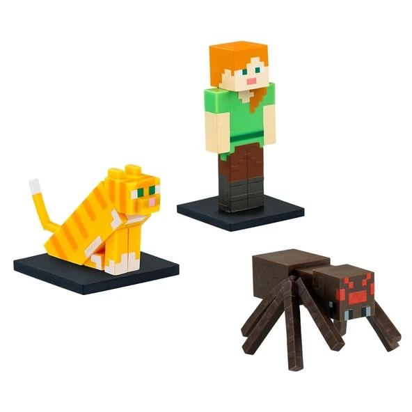 Minecraft 3D Figür Toppeez 3'iü Set Model 6