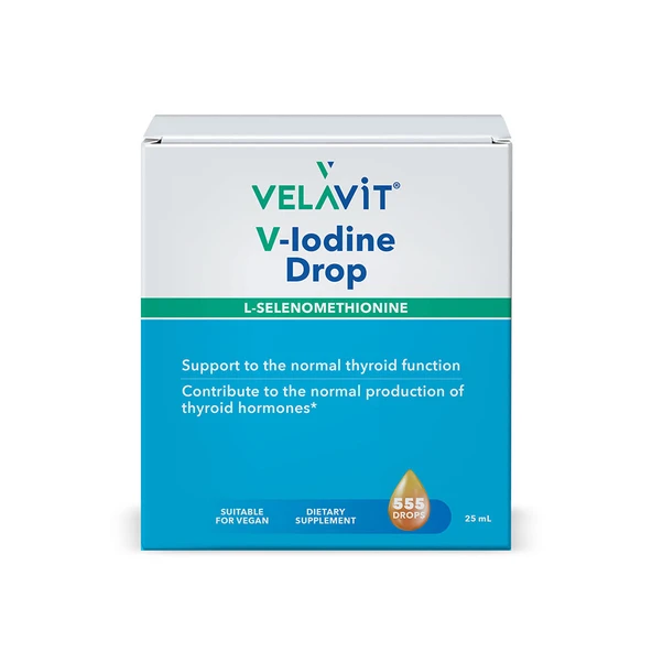 Velavit V-lodine Drop İyot ve Selenyum İçeren Takviye Edici Gıda 25 ml