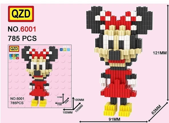 minnie mouse 785 parça mini blocks - 2