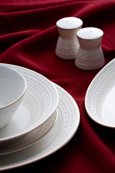 Acar Rienna Gold 29 Parça Yemek Takımı POR-07121 - 5