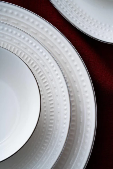 Acar Rienna Silver 29 Parça Yemek Takımı POR-07122 - 5