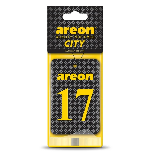 Areon City Vanilla Black 17 Oto Araç Kokusu