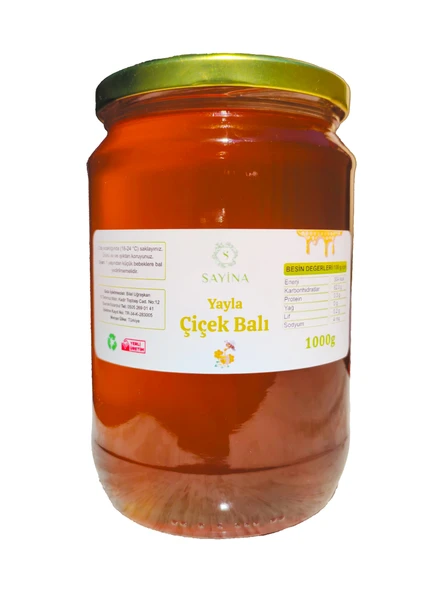 3 Adet 1 Kg Şekersiz Yayla Çiçek Balı 3’lü Avantaj Paketi 3 KG - 2