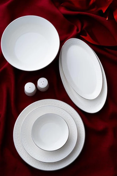 Acar Rienna Silver 29 Parça Yemek Takımı POR-07122 - 4