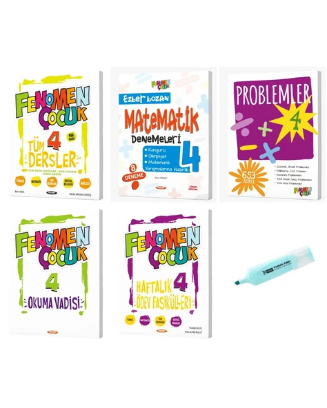 4.Sınıf Tüm Dersler Öğrenmeyi Pekiştiren Soru Bankası SETİ