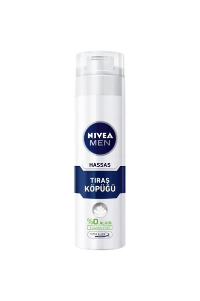 NIVEA MEN Erkek Tıraş Köpüğü 200ml, Hassas Ciltler, Hızlı Koruma, Rahatlatıcı, Konforlu Tıraş Deneyimi - 2