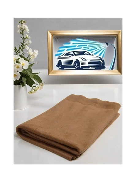 Zhlhome Doğal Güderi Bez 50X35 CM - 2
