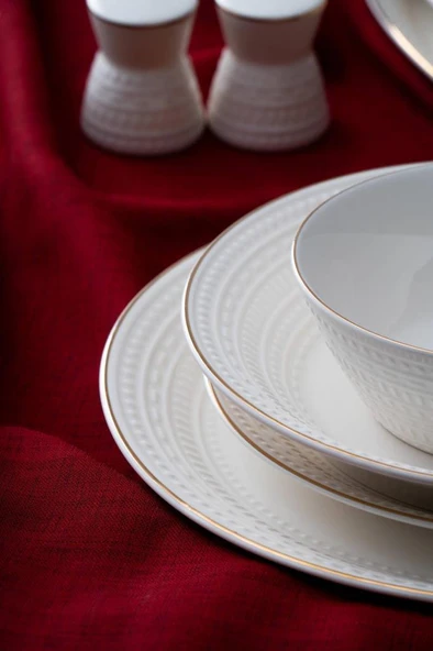 Acar Rienna Gold 29 Parça Yemek Takımı POR-07121 - 3