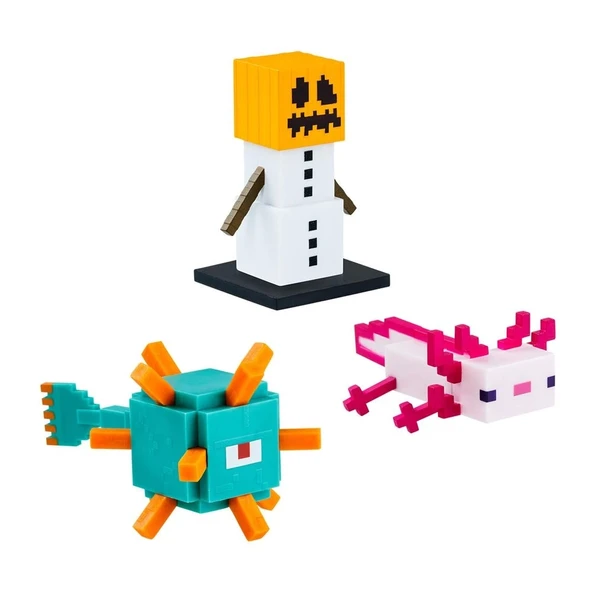 Minecraft 3D Figür Toppeez 3'iü Set Model 3 ürün görseli