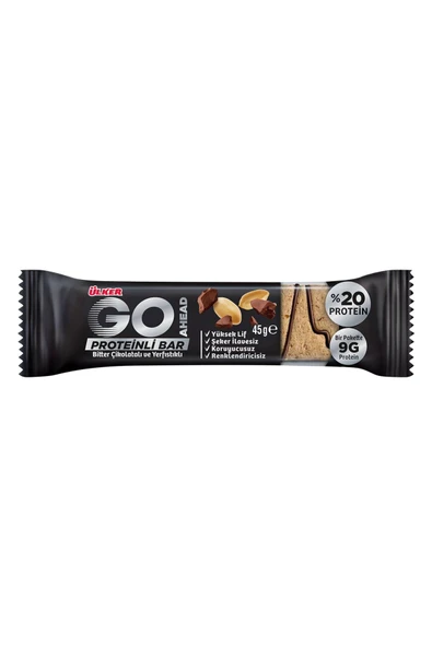 Ülker Ülker Go Ahead Yer Fıstıklı Protein Bar 45 G x 1 paket