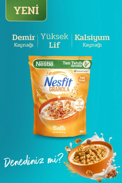 Nestle Nesfit Granola Ballı 300 gr - Resim 2
