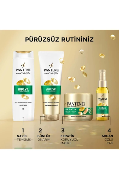 Pantene Güç Ve Parlaklık Şampuan 625Ml - 6