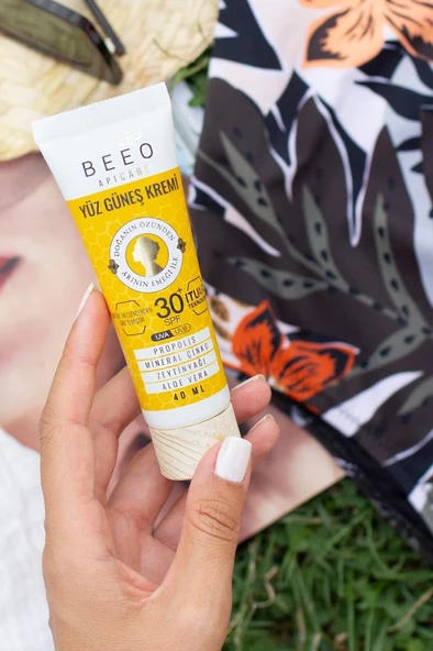 BEE'O Apicare Propolisli Yüz Güneş Kremi 50 Spf 40 Ml - Resim 2