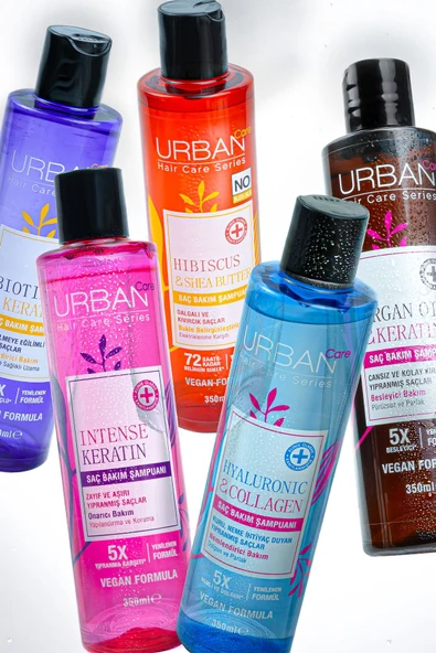 Urban Care Hyaluronic & Collagen Ekstra Dolgunlaştırıcı Saç Bakım Şampuanı Vegan 350 ml - 8