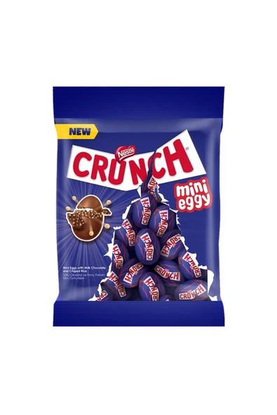 Nestle Crunch Mini Eggs Sütlü Çikolatalı Pirinç Patlaklı Mini Yumurtalar 148 Gr