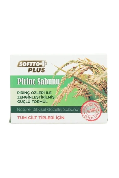 Softto Plus Pirinç Sabunu 150 G