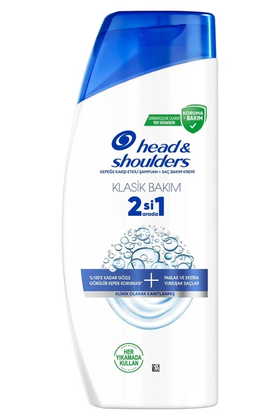 Head&Shoulders Klasik Bakım 2si1 Arada Şampuan 625 ml - Resim 2