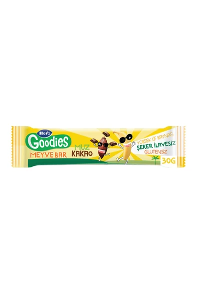 Hero Goodies Muz Kakao Meyve Bar 30 G