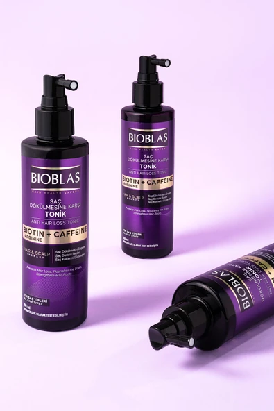 Bioblas Kafein Arjinin Biotin Saç Dökülmesi Karşıtı Tonik 200 Ml Besleyici, Güçlendirici, Dökülme Karşıtı - 5