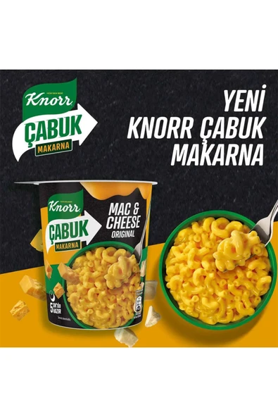 Knorr ÇABUK MAC&CHESSE POT 65GR x 1 Adet