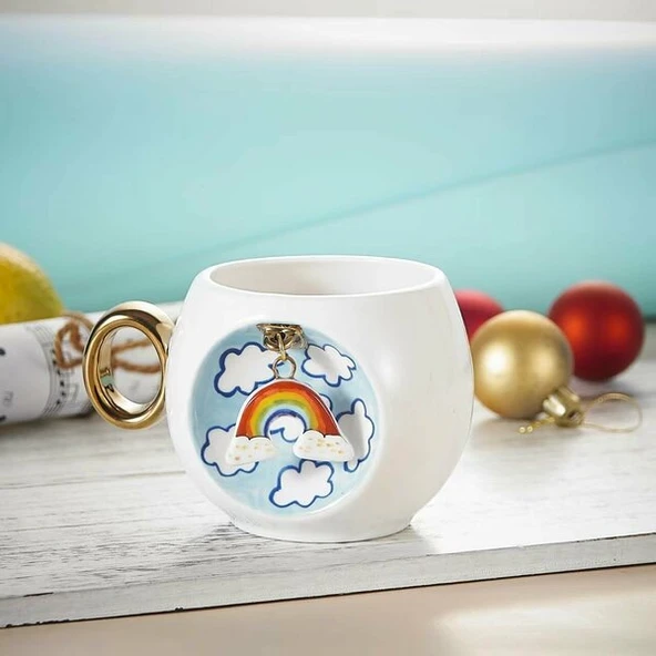 RAİNBOW PORSELEN KUPA 300ML
