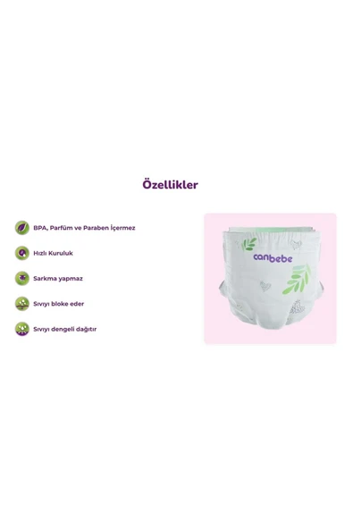 Canbebe Bebek Bezi Beden:6 (15-27KG) Exstra Large 62 Adet Mega Pk - Resim 2