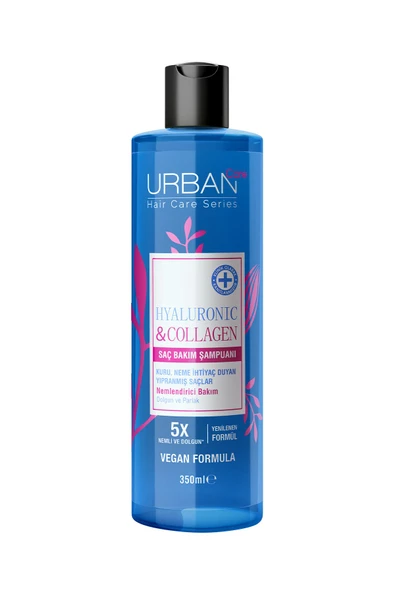 Urban Care Hyaluronic & Collagen Ekstra Dolgunlaştırıcı Saç Bakım Şampuanı Vegan 350 ml - 2