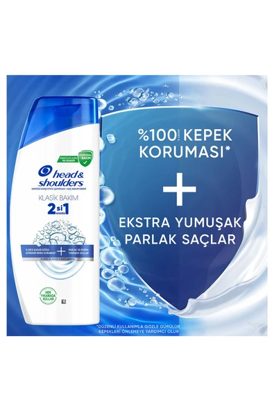 Head&Shoulders Klasik Bakım 2si1 Arada Şampuan 625 ml - Resim 3