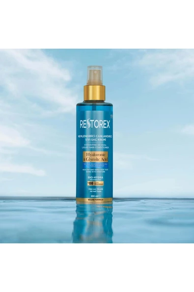 Restorex Keratin & Argan Onarıcı Sıvı Saç Bakım Kremi 200 Ml - Yıpranmış Ve Hasar Görmüş Saçlar - 3