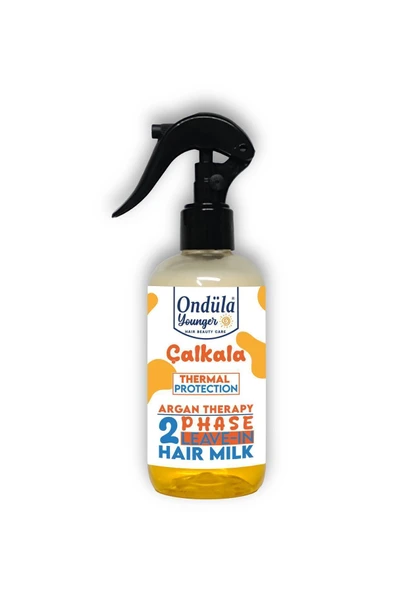 Ondüla Milk Therapy Argan | Nemlendirici Etki | Isı Koruyucu Çift Fazlı Fön Suyu-250 ml - 5