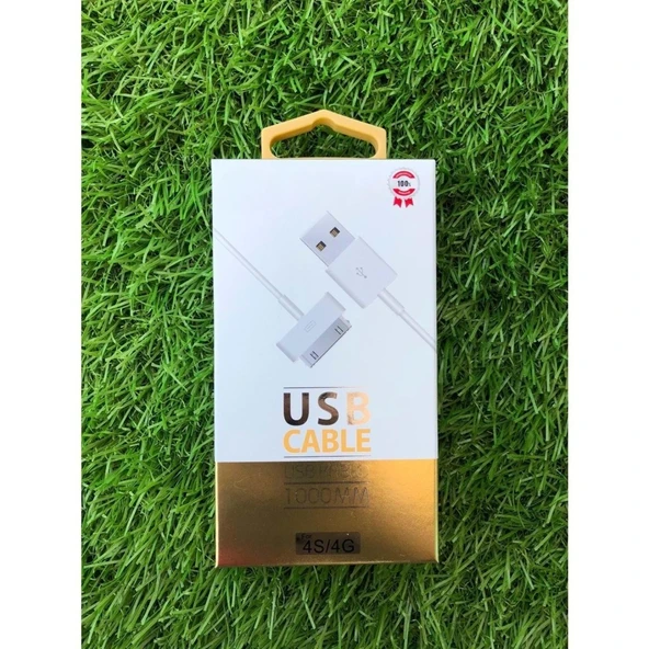 PDAteknoloji 4S/4G İçin USB Kablo 1m Beyaz ürün görseli 1