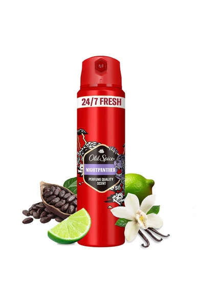 Old Spice Night Panther Erkek Sprey Vücut Deodorantı 150 ml - 3