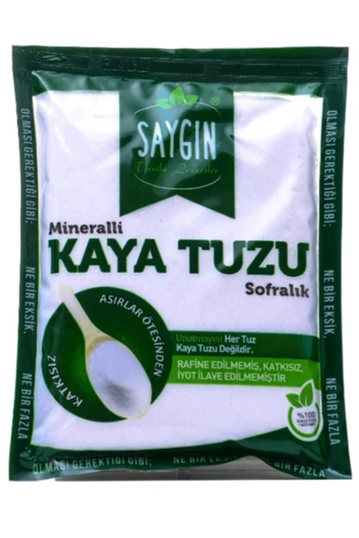 Saygın Kristal Kaya Tuzu - Sofralık 500 Gr.