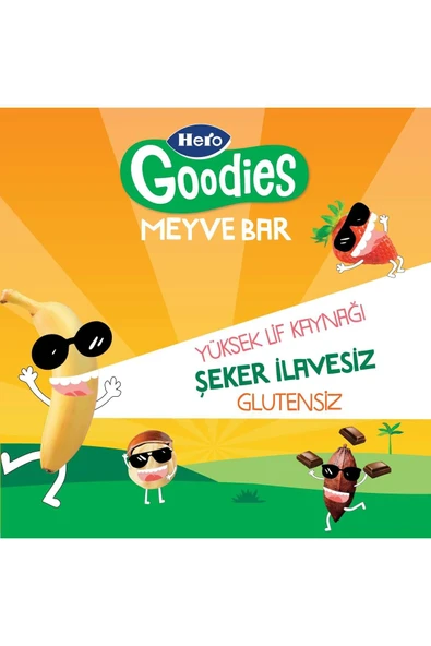 Hero Goodies Çilek Kakao Meyve Bar - 3