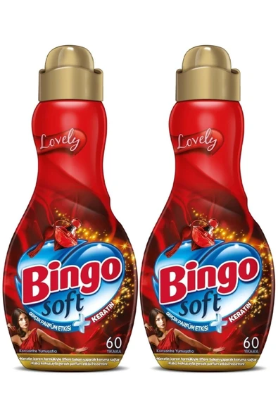 Bingo Soft Konsantre Yumuşatıcı 1440 ml Lovely X2 Adet