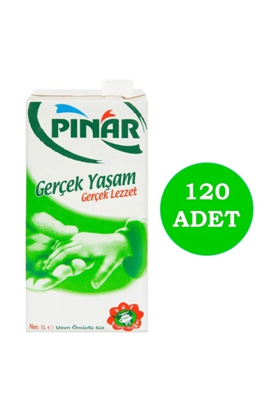 Pınar Süt Tam Yağlı 1 Lt  X 120 Adet (10 Koli)