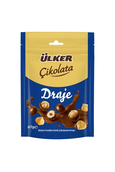 Ülker Ülker Draje Çikolata Sütlü Fındıklı 67 G
