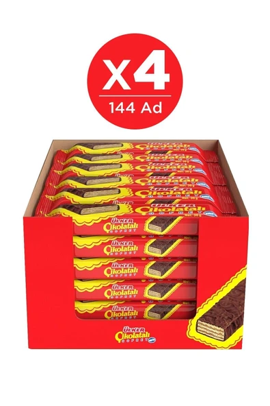Ülker Çikolatalı Gofret 36 Gr / 36 Lı X 4 Kutu (144 Adet) ürün görseli
