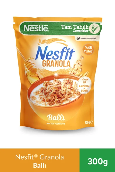 Nestle Nesfit Granola Ballı 300 gr ürün görseli