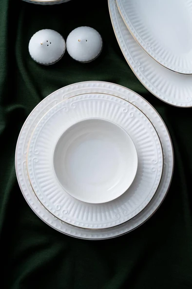 Acar Doralie Gold 29 Parça Yemek Takımı POR-07124 - 4