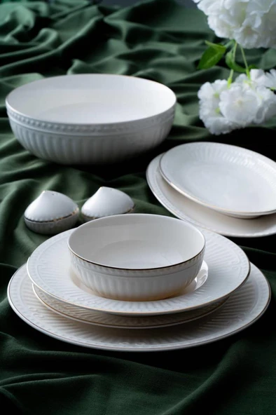 Acar Doralie Gold 29 Parça Yemek Takımı POR-07124