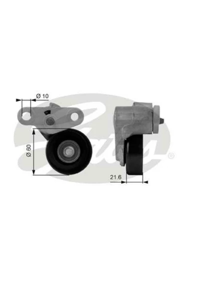 Gates T38159 Klıma Gergi Rulmanı Hummer Marka