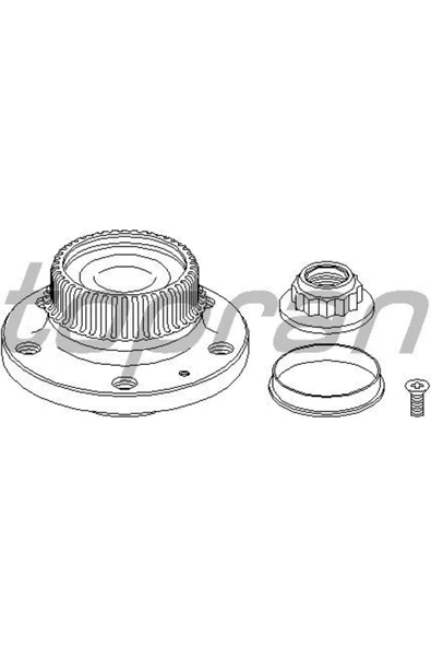 Topran 111314001  Sağ/sol Arka Porya Rulmanı (vw Golf 98-06 Polo 10-15 Audi A3 97-03 Seat Leon 00-06 ürün görseli