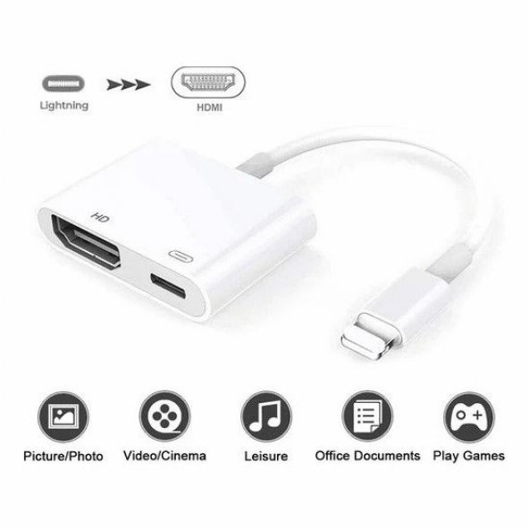DAYTONA L8-HI İPHONE LIGHTING=HDMI 4K 1080P ÇEV. - 2