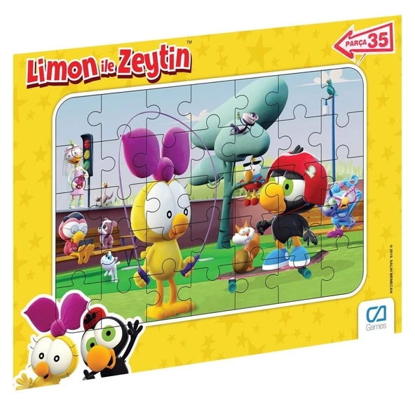 Ca Games Limon İle Zeytin 35 Parça Frame Puzzle CA.5083