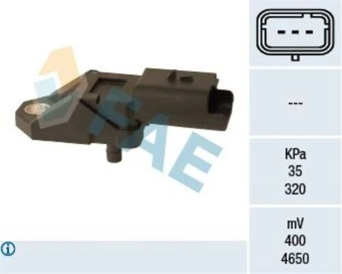 FAE 15107  Gaz Kelebek Sensörü Fiesta 11-b Ma13-courırer 13-euro C5 Citroen C6 2.2 Hdı C5 2.2 Hdı Av2q12t551aa - 1
