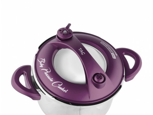 Taç Baby İndüksiyon Tabanlı Düdüklü Tencere 2,5 lt Mor - 4