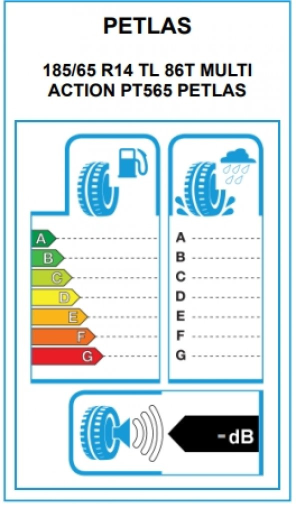 Petlas 185/65 R14 TL 86T Multi Action Pt565 2025 4 Mevsim Lastik - 2